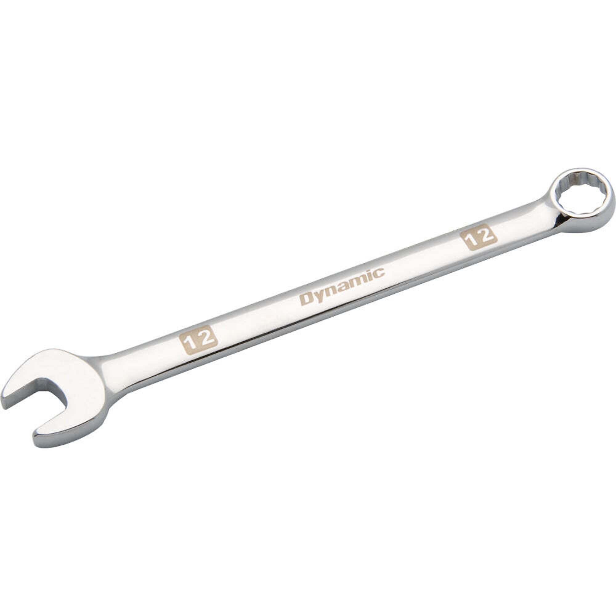 Dynamic Tools 12mm 12 Point Combination Wrench, Mirror Chrome Finish